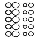 Rurbrin 1/2 Inch & 3/8 Impact Wrench Retaining Rings With Small, Black. Fixed Price $12.58.