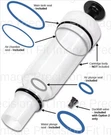 Rebuild Kit For Sloan Flushmate Valve Cartridge C-100500-K. Fixed Price $12.95.