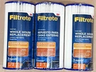 3M Filtrete Whole House Replacement Water Filter 3WH-HDPL-F01 (3 Pack) Sealed. Fixed Price $29.95.