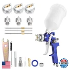 Pntgreen Hvlp Air Gun With 1.4/1.7/2.0MM Nozzles And Paint Sprayer Accesso. Fixed Price $49.67.