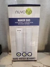 New Nuvo H2O Manor Duo System Softener Cartridge And Filter Replacement. Fixed Price $159.99.