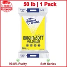 50 Lb. Water Softener Salt, Bright & Series, Pellets, 99.8% Purity, 1 K. Fixed Price $36.03.
