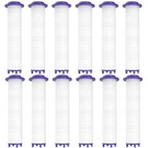 12 Pieces Hydro Jet Shower Head Filter, High Pressure Handheld 3.7''X0.98''. Fixed Price $13.23.