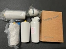 Two Aquasana AQ-4100 Deluxe Water Filters W/ Showerhead & 3 Extra. Fixed Price $259.00.