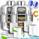 20-STAGE Head Filter-shower For Hard Water, With 4 Chorme. Fixed Price $51.31.