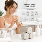 Magnetic Absorption Container Lids Travel 3 Small Capsules Home Conditioner Wash. Fixed Price $22.99.