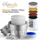 Sopnola Shower Water Filter - 10 Stage Filtration System That Removes Chlorine. Fixed Price $14.49.