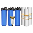 Big Blue Whole House Water Filter Housing System 20" X4.5" Cto Carbon Filtration. Fixed Price $94.99.