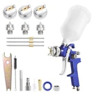 Hvlp Air Gun With 1.4/1.7/2.0MM Nozzles And Paint Sprayer Accessories, .... Fixed Price $44.17.