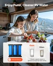 Vevor Rv Water Filtration System, 3-CARTRIDGE Filter For Campers,. Fixed Price $171.05.