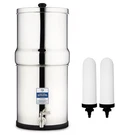 Stainless Steel Ultra Gravity Water Filter - 2.25 Gallon For Home & Outdoors. Fixed Price $417.99.