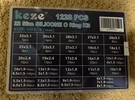 Keze 1228 Pcs 32 Size Clear Food Grade Silicone Rings Assortment Kit. Fixed Price $26.00.