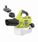 Ryobi Cordless Disinfectant Chemical Fogger Mister Kit + Battery/charger *new*. Fixed Price $74.99.