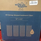 Membrane Solutions Micron 10" X 4.5" String Wound Sediment Water Filter 4-PACK. Fixed Price $29.99.