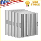 5PCS Commercial Hood Filters Stainless Steel 4 Grooves Range For Kitchen Exhaust. Fixed Price $62.60.