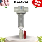 New 1" 100 Mesh Pvc Spin Down Sediment T-style Water Filter. Fixed Price $52.07.