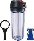 Geekpure 10-INCH Whole House Slim Water Filter Housing With Pressure Relief Valv. Fixed Price $62.54.