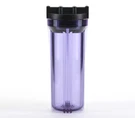 Hydronix 10" Clear Housing, Black Rib Cap, & Filtration 3/4" Ports W/ Relief. Fixed Price $29.99.