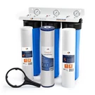 Water Filter System 3-STAGE Whole House Aquaboon Anti-scale With Gauges & Wrench. Fixed Price $200.00.