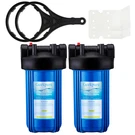 Geekpure Whole House 4.5" X 10" Big Water Filter Housing 1"NPT Pack 2. Fixed Price $75.99.