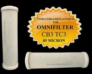 (2) Omnifilter CB3 TC3 Compatible Replacement Carbon Block Water Filters. Fixed Price $25.00.