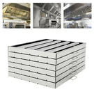 19.5X24.5" Commercial Hood Filters 6PC Stainless Steel Grease Baffle. Fixed Price $120.00.
