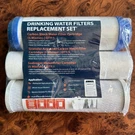 Aquaboon 3 Pc Replacement Water Filters Filtration Systems 5 Micron. Fixed Price $24.99.