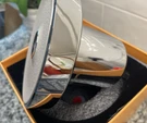 Feels Like Om Filtered Shower Head W/water Softener Silver W/gray Face Plate New. Fixed Price $60.00.