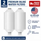 Casaflow Shower Filter Cartridge 2 Pack Nsf 13500 Gal Removes Chlorine. Fixed Price $47.75.