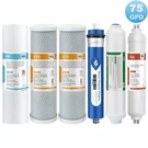 3/4/5/6 Stages 75 Gpd Under Sink Reverse Osmosis System Water Filter Replacement. Fixed Price $29.96.