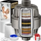 Aquahomegroup 20 Shower Filter With Vitamin Stage, Brushed Nickel. Fixed Price $51.90.