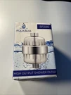 Aquabliss SF220 High Output Universal Shower Filter - Chrome New. Fixed Price $18.65.