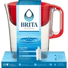 Large 10 Cup Red Huron Water Filter Pitcher Standard Without Bpa. Fixed Price $45.37.