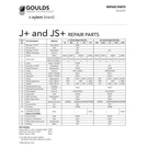 Goulds J5SHKIT Repair Rebuild For Shallow Water Well Jet Pump. Fixed Price $250.00.
