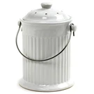 Norpro #93 Ceramic Compost Crock, White, 1 Gallon. Fixed Price $59.99.