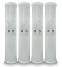 20"X2.5" Whole House Micron Cto Carbon Block Water Filter Cartridges 4 Pac. Fixed Price $42.75.