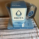 Brita 6 Cup Black Space Saver Water Pitcher W/ Filter Cartridge New Sealed. Fixed Price $19.99.