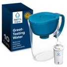 Brita Large Water Filter Pitcher For Tap And Drinking With Teal. Fixed Price $40.88.