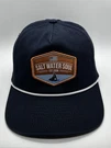 Salt Water Soul Est. 2006 Rope Cap Hat Adult Snapback Blue Cotton. Fixed Price $15.00.