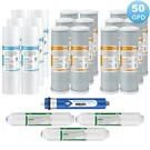 1-3 Year Set 5-STAGE 50 Gpd Ro Water Filter Fit For Apec Reverse Osmosis Systems. Fixed Price $76.91.