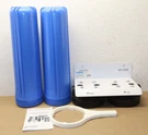 Apec Whole House Water Filter System 2-STAGE 20" Big Blue Housing Kit. Fixed Price $199.99.