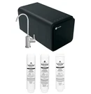 Ge Profile PXRQ400T Tankless Reverse Osmosis Filtration System W/ Faucet Bundle. Fixed Price $280.49.
