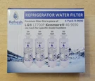 3 Refresh R-9690 Premium Plus Lg Kenmore Refrigerator Water Filters. Fixed Price $10.50.