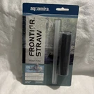 Aquamira Frontier Straw 50 Gallon Water Filter Blu Line Parasite Protection New. Fixed Price $14.99.