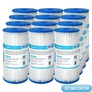 12 Pack 10"X4.5" Washable Pleated Sediment Water Filter Whole House 20 Micron. Fixed Price $103.99.