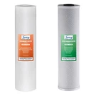 Ispring F2WGB22B 4.5 X 20 2-STAGE Whole House Water Piece Set, White. Fixed Price $117.78.
