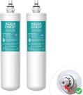 Aqua Crest Under Sink Water Filter Creplacement For Ge FQK1R, Gxulqr, 2 Pack. Fixed Price $55.99.