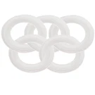Silicone Gasket Tri-clover (tri-clamp) O-ring 1.5 Inch (pack Of 5). Fixed Price $15.31.