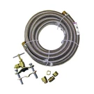 Homewerks Worldwide 7253-10-14-KIT Stainless-steel Ice Maker Kit, 1/4 X In.. Fixed Price $40.53.