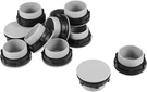 Uxcell 12 Pcs 30MM Black Gray Plastic Push Button Switch Hole Panel Plug. Fixed Price $15.92.